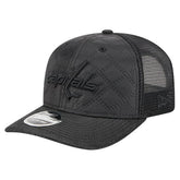 Washington Capitals New Era Quilted Nylon 9SEVENTY Adjustable Trucker Hat - Black Hats