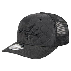 Washington Capitals New Era Quilted Nylon 9SEVENTY Adjustable Trucker Hat - Black Hats
