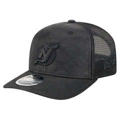New Jersey Devils New Era Quilted Nylon 9SEVENTY Adjustable Trucker Hat - Black Jerseys