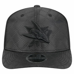 San Jose Sharks New Era Quilted Nylon 9SEVENTY Adjustable Trucker Hat - Black Hats