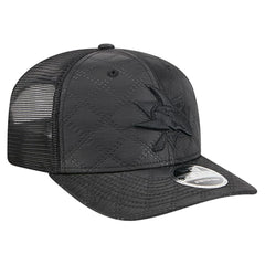 San Jose Sharks New Era Quilted Nylon 9SEVENTY Adjustable Trucker Hat - Black Hats