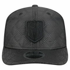Vegas Golden Knights New Era Quilted Nylon 9SEVENTY Adjustable Trucker Hat - Black Hats
