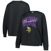 Minnesota Vikings '47 Women's Plus Size Muse Sydney Long Sleeve T-Shirt - Black cheap