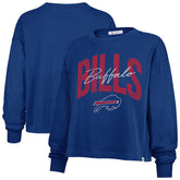 Buffalo Bills '47 Women's Plus Size Muse Sydney Long Sleeve T-Shirt - Royal for sale