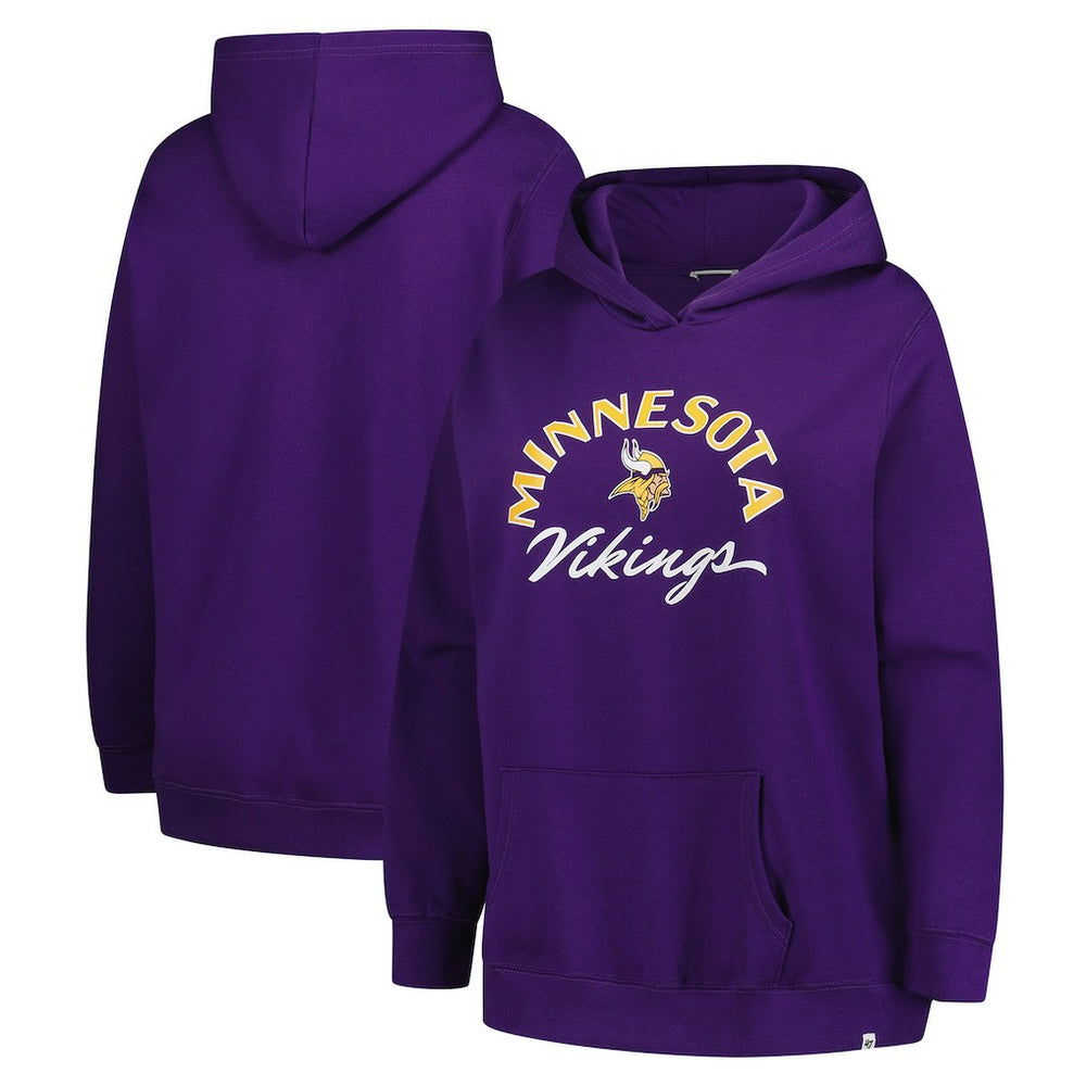 Minnesota Vikings '47 Women's Plus Size Whirlwind Naomi Hoodie - Purple outlet