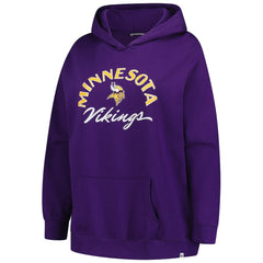 Minnesota Vikings '47 Women's Plus Size Whirlwind Naomi Hoodie - Purple outlet