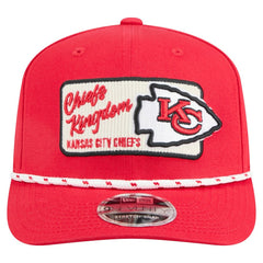Kansas City Chiefs New Era Chant 9SEVENTY Stretch-Snap Hat - Red on sale