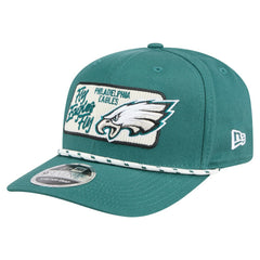 Philadelphia Eagles New Era Chant 9SEVENTY Stretch-Snap Hat - Midnight Green sale