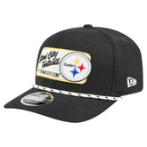 Pittsburgh Steelers New Era Chant 9SEVENTY Stretch-Snap Hat - Black online