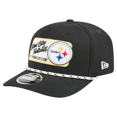 Pittsburgh Steelers New Era Chant 9SEVENTY Stretch-Snap Hat - Black online