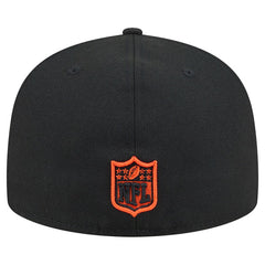 Cincinnati Bengals New Era Head Oversized 59FIFTY Fitted Hat - Black cheap