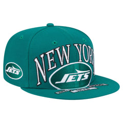 New York Jets New Era Oversized 59FIFTY Fitted Hat - Green for sale