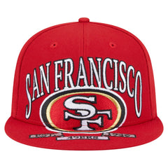 San Francisco 49ers New Era Oversized 59FIFTY Fitted Hat - Scarlet sale