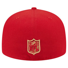 San Francisco 49ers New Era Oversized 59FIFTY Fitted Hat - Scarlet sale