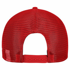 Tampa Bay Buccaneers New Era Cork Split Panel 9FIFTY Trucker Snapback Hat - Gray/Red discount