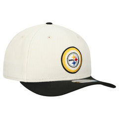 Pittsburgh Steelers New Era Loyal Corduroy 9SEVENTY Adjustable Hat - Stone discount