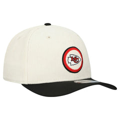 Kansas City Chiefs New Era Loyal Corduroy 9SEVENTY Adjustable Hat - Stone on sale