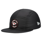 Kansas City Chiefs New Era Quilted Camper Adjustable Hat - Black for sale