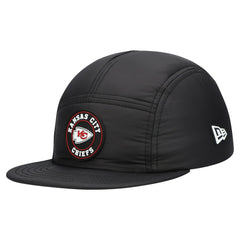 Kansas City Chiefs New Era Quilted Camper Adjustable Hat - Black for sale