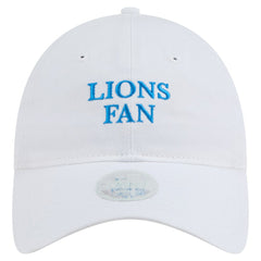 Detroit Lions New Era Women's Team Fan 9TWENTY Adjustable Hat - White discount