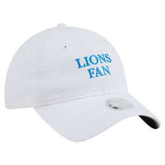 Detroit Lions New Era Women's Team Fan 9TWENTY Adjustable Hat - White discount