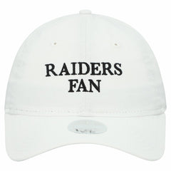 Las Vegas Raiders New Era Women's Team Fan 9TWENTY Adjustable Hat - White discount