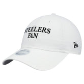 Pittsburgh Steelers New Era Women's Team Fan 9TWENTY Adjustable Hat - White for sale