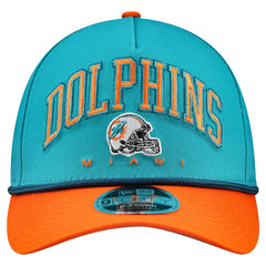 Miami Dolphins New Era Arch COOLERA 9FORTY A-Frame M-Crown Adjustable Hat - Aqua online