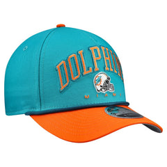 Miami Dolphins New Era Arch COOLERA 9FORTY A-Frame M-Crown Adjustable Hat - Aqua online