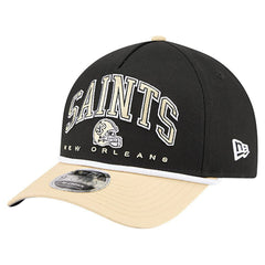 New Orleans Saints New Era Arch COOLERA 9FORTY A-Frame M-Crown Adjustable Hat - Black on sale