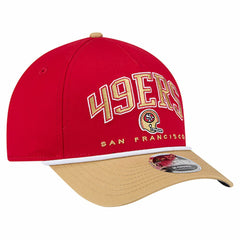 San Francisco 49ers New Era Throwback Arch COOLERA 9FORTY A-Frame M-Crown Adjustable Hat - Scarlet online