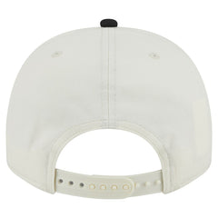 Pittsburgh Steelers New Era Chainstitch A-Frame 9FIFTY Adjustable Hat - Cream/Black sale