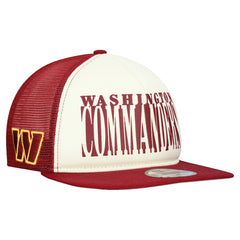 Washington Commanders New Era Cutout A-Frame 9FIFTY Snapback Hat - Cream/Burgundy sale