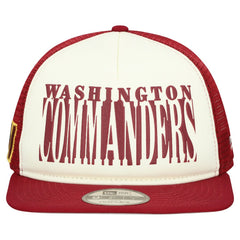 Washington Commanders New Era Cutout A-Frame 9FIFTY Snapback Hat - Cream/Burgundy sale