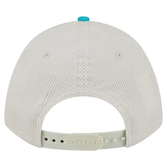 Miami Dolphins New Era Throwback Two-Tone Sided Corduroy 9FORTY A-Frame Adjustable Hat - Cream/Aqua outlet