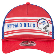 Buffalo Bills New Era Linear A-Frame 9FORTY Adjustable Hat - Red on sale