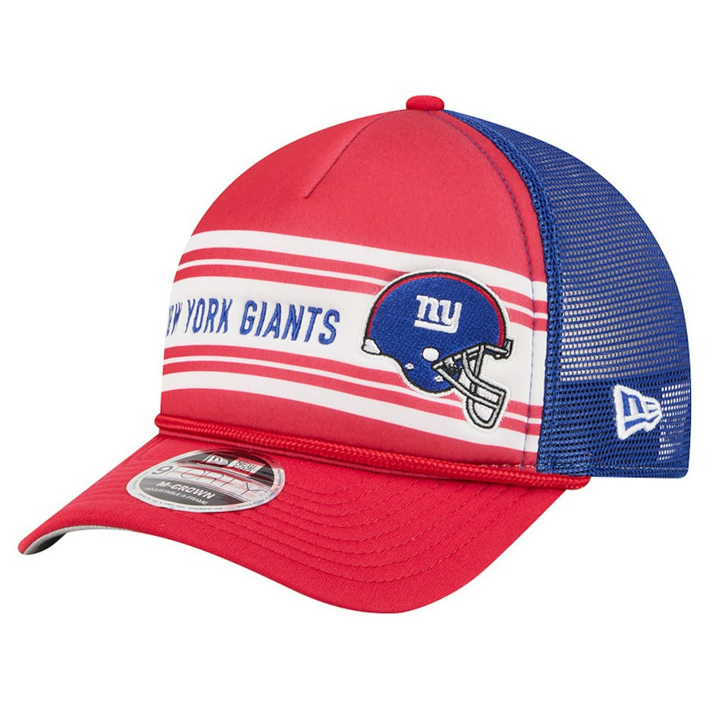 New York Giants New Era Linear A-Frame 9FORTY Adjustable Hat - Red discount