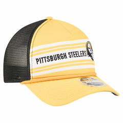 Pittsburgh Steelers New Era Linear A-Frame 9FORTY Adjustable Hat - Gold discount