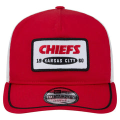 Kansas City Chiefs New Era Patch 19TWENTY Adjustable Hat - Red/White sale