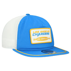 Los Angeles Chargers New Era Patch 19TWENTY Adjustable Hat - Powder Blue/White cheap