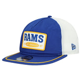 Los Angeles Rams New Era Patch 19TWENTY Adjustable Hat - Royal/White cheap