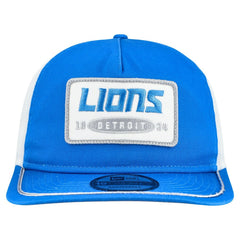 Detroit Lions New Era Patch 19TWENTY Adjustable Hat - Blue/White for sale