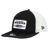Baltimore Ravens New Era Patch 19TWENTY Adjustable Hat - Black/White online