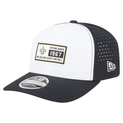 New Orleans Saints New Era Established Patch 9SEVENTY Adjustable Hat - White/Black on sale