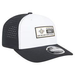 New Orleans Saints New Era Established Patch 9SEVENTY Adjustable Hat - White/Black on sale