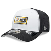 Pittsburgh Steelers New Era Established Patch 9SEVENTY Adjustable Hat - White/Black online