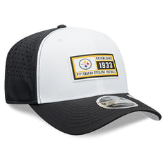 Pittsburgh Steelers New Era Established Patch 9SEVENTY Adjustable Hat - White/Black online