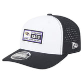 Baltimore Ravens New Era Established Patch 9SEVENTY Adjustable Hat - White/Black outlet