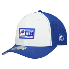 Buffalo Bills New Era Established Patch 9SEVENTY Adjustable Hat - White/Royal sale