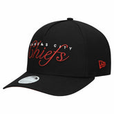 Kansas City Chiefs New Era Women's Metallic 9FORTY M-Crown A-Frame Adjustable Hat - Black discount